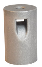 Feste til flaggstangkule Ø50 mm